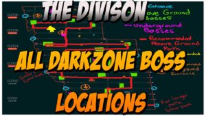 A map of the division with locations for all the bases.