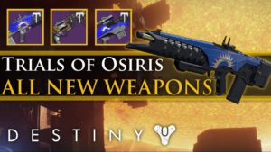 A bunch of different weapons in the game destiny