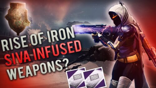 A picture of iron infused weapons with the words " proof-iron unfussed weapons ?"