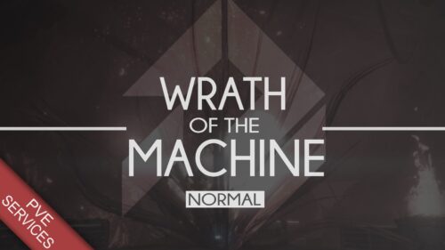 A picture of the wrath of the machine logo.