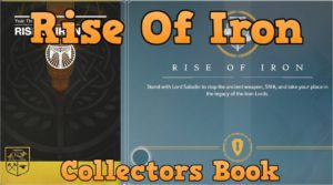 A picture of the book cover for rise of iron.