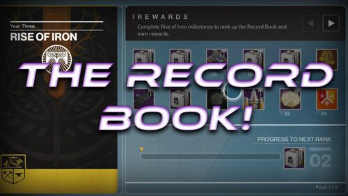 A picture of the record book in destiny.