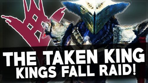 A picture of some kind of monster with the words " we taken king kings fall rampage ".