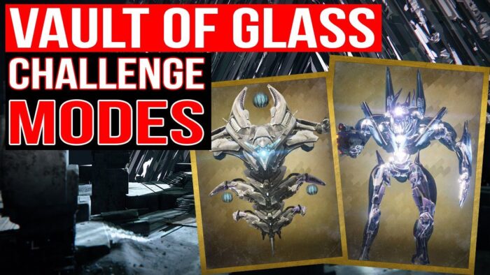 A picture of the split of glass challenge modes.