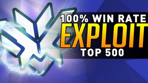 A banner with the words " 1 0 0 % win exploit top 5 0."