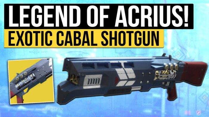 A picture of the legend of acrius exotic cabal shotgun.
