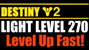 A banner with the words " destiny 2 light level 2 0 1 9 level up fast ".