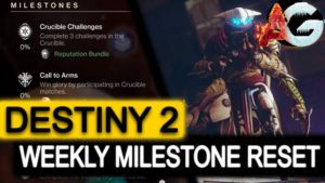 A picture of the destiny 2 weekly milestone part.
