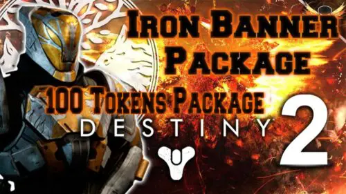A banner with the words " iron band package ".