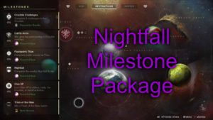 A picture of the nightfall package in star citizen.
