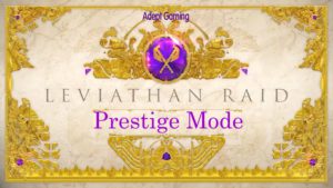 A gold and purple logo for the prestige mode.