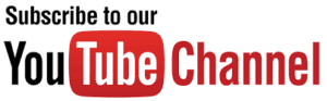 A red and white logo for youtube channel