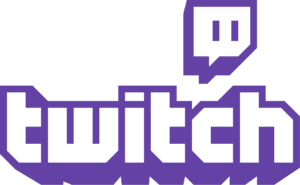 A green and purple background with the word twitch in it.