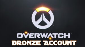 A logo for overwatch is shown in front of the bronze account.