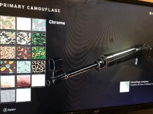 A picture of the camouflage section on the computer screen.