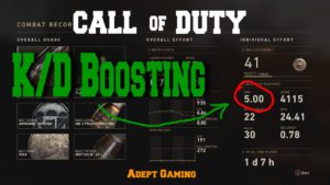 A call of duty poster with the word " boosting ".