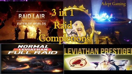 A collage of various video games with the words " raid lair ", " normal nathan raid, and " leviathan raid ".