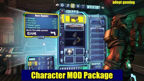 A character mod package for borderlands 2