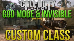 A picture of the black ops custom class.