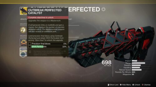 A screenshot of the destiny 2 item guide.