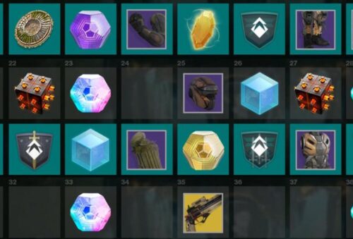 A bunch of items that are in the game.