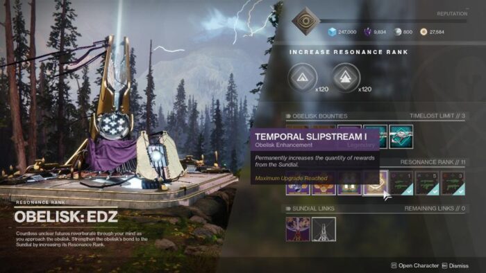 A screenshot of the character 's profile page in destiny 2.