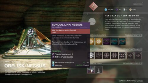 A screenshot of the bungal link nessus item.