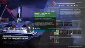 A screenshot of the destiny 2 gameplay showing the game 's content.